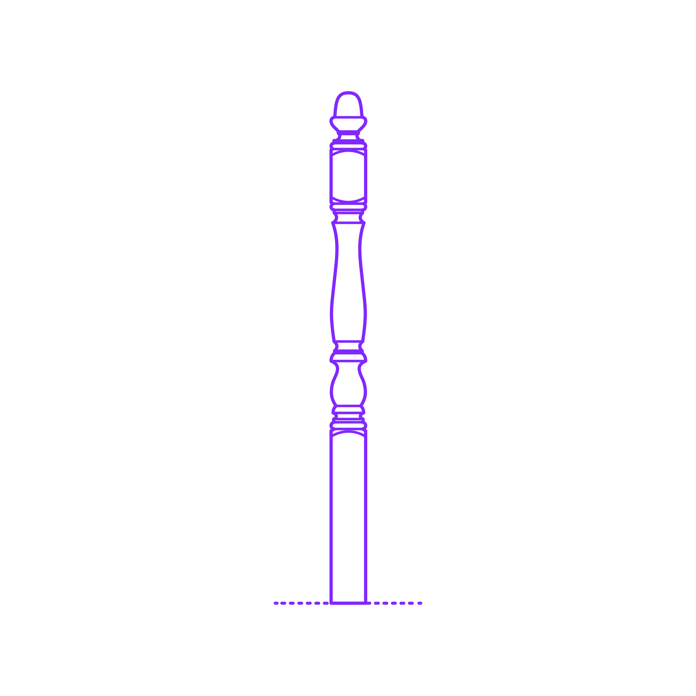 Buildings Newels Stair Posts Country French Acorn Silhouette Cutting Svg Files Free Vectors